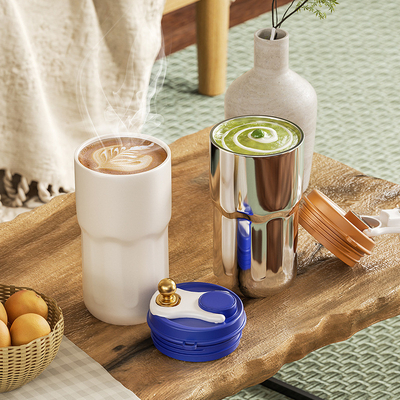 Enterprise Customized 316 Stainless Steel Coffee Insulated Cup with Digital Display