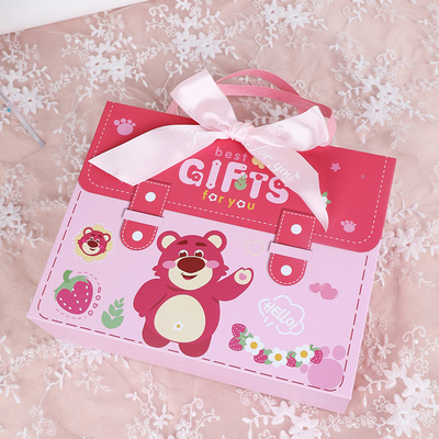 Cartoon Strawberry Bear Baby Children's Hand Souvenir Set Personalized with Your Logo