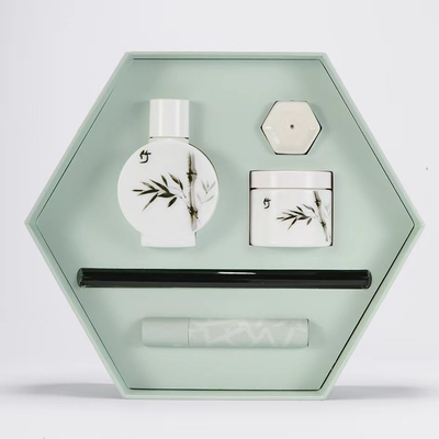 Smokeless Glass Fragrance Aromatherapy Set Four Gentlemen Series Gift Box for Home
