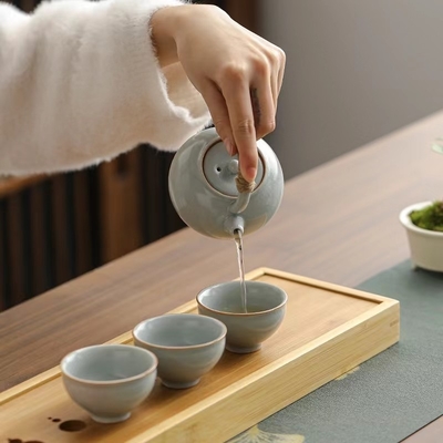 Customized Tea Set Souvenir Gift for Agriculture Target End User Unique and Practical