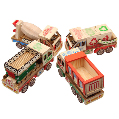 Swinging Wooden Flipper Car Model Ideal for Home Decoration and Thanksgiving Occasion