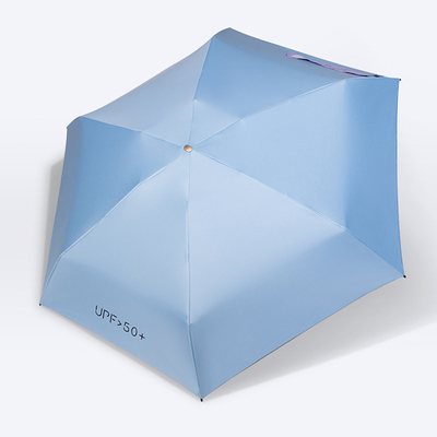 Customer's Logo Colored Glue Ultra Lightweight Carrying Pocket Umbrella 50% Discount
