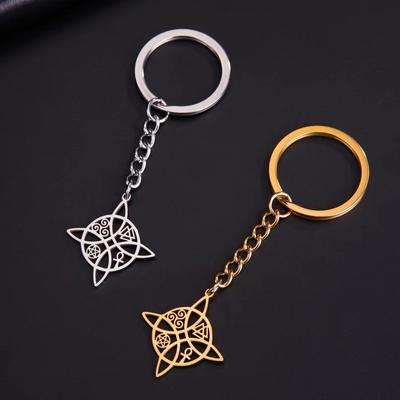 Stainless Steel Keychain Gift Set for Mothers Day 2024 Witch/Knot Acrylic 2cm*15cm