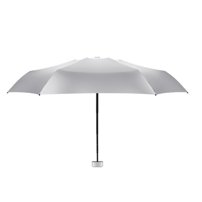 Mini Titanium Silver 50% Fold Pocket Umbrella Employee Welfare Gift for All Occasions