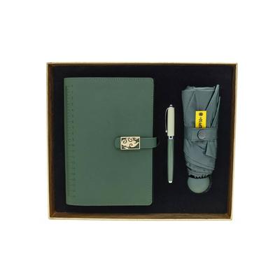 -Chic Business Gift Set Notebook Signature Pen Sunny Umbrella for Business Incentives