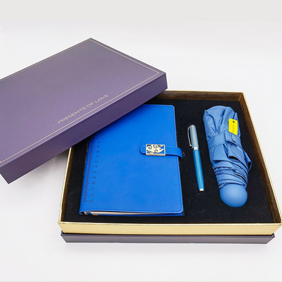 -Chic Business Gift Set Notebook Signature Pen Sunny Umbrella for Business Incentives
