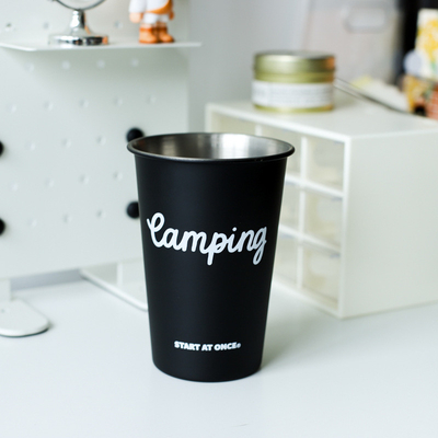 Minimalist 304 Stainless Steel Cold Drink Cup Gift for Agriculture Target End User