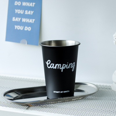 Minimalist 304 Stainless Steel Cold Drink Cup Gift for Agriculture Target End User