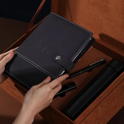 Hotel and Resort Souvenir Set Business Leather Hand Pen Water Cup Notebook for Collectors