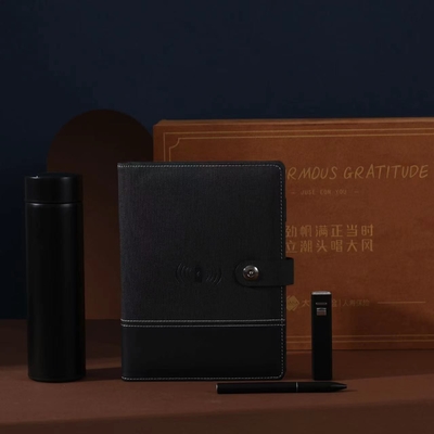 Hotel and Resort Souvenir Set Business Leather Hand Pen Water Cup Notebook for Collectors