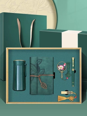 Silk Screen Printing Notebook Gift Box for Enterprise Business Partner in Agriculture