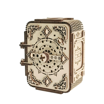 Hotel and Resort 3D Jigsaw Puzzle Wooden Bead Treasure Box Ornaments Handmade DIY Gifts
