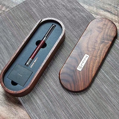 1 Color Printing Red Sandalwood Pen Set Pen Reincarnation Leaflet for Graphics and More
