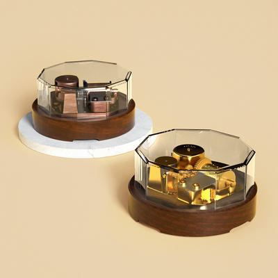 Unique &quot;Thank You&quot; Gifts Engraved Transparent Walnut Octopus Box for Office Products