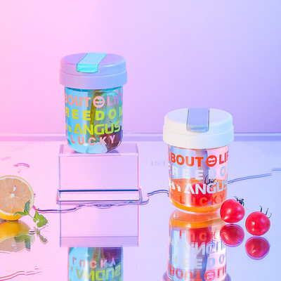 High Aesthetic Value Chain Cup Starry Moon Straw Accompanying Cup Ideal for Employee Gifts