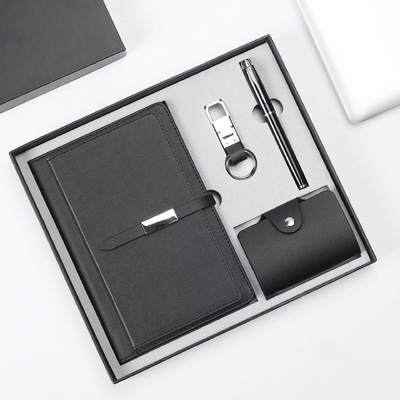 Graduation Occasion Business Notebook Set with Card Bag Notepad Keychain Office Products