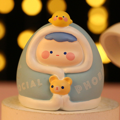 Trendy Cartoon Social Anxiety Children's Blind Box for Agriculture Target End Users