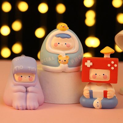 Trendy Cartoon Social Anxiety Children's Blind Box for Agriculture Target End Users