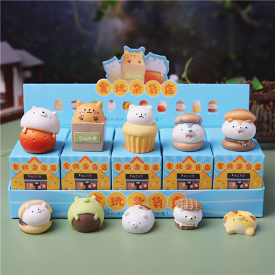 Chaowan Handmade Foodie and Grocery Store Food Blind Box Desktop Doll for Decoration
