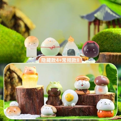 Chaowan Handmade Foodie and Grocery Store Food Blind Box Desktop Doll for Decoration
