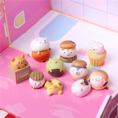 Chaowan Handmade Foodie and Grocery Store Food Blind Box Desktop Doll for Decoration