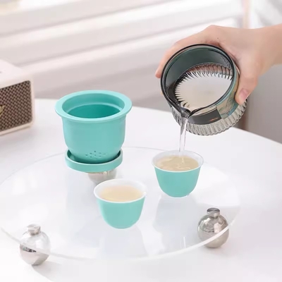 Portable Qianshan Kuaike Cup Set Travel Agency Souvenir for National Style Tea Set