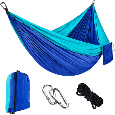 Multi-Color Swing Camping Chair Outdoor Leisure Parachute Cloth Hammock Nylon Material