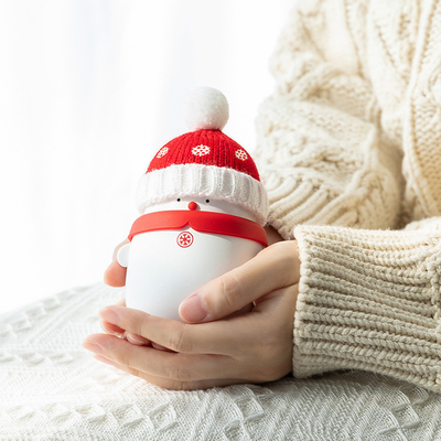 Christmas Gift Cartoon Mini Portable Snow Treasure Warm Hand Treasure 2-in-1 Power Bank