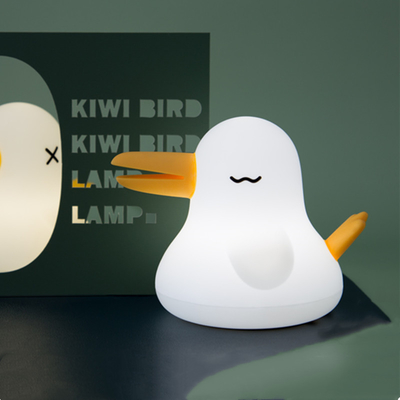 Qiyi Bird Silicone Lamp Timed Dual tone Light Eye Protection Night Light Activity with Hand Gift