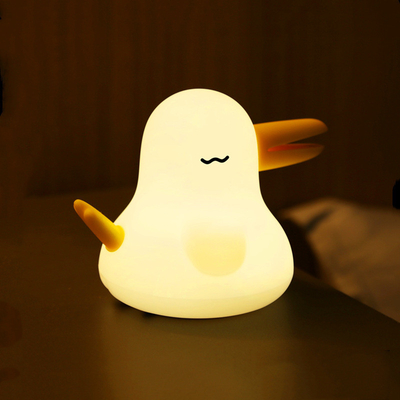 Qiyi Bird Silicone Lamp Timed Dual tone Light Eye Protection Night Light Activity with Hand Gift