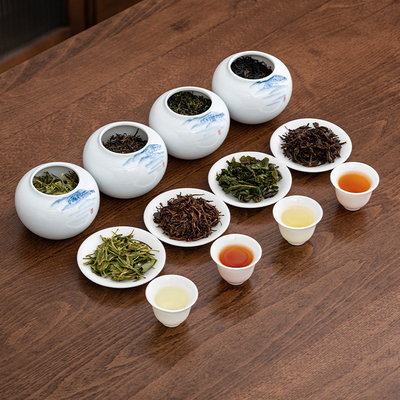 Longjing Jin Junmei Tieguanyin and Zhengshan Small Species Tea Gift Box for Customers