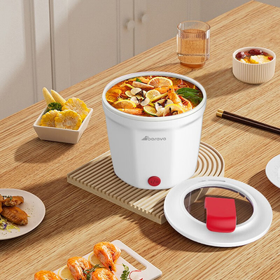 Logo Customizable Electric Cooking Pot Perfect for Single Person Dorm Activities