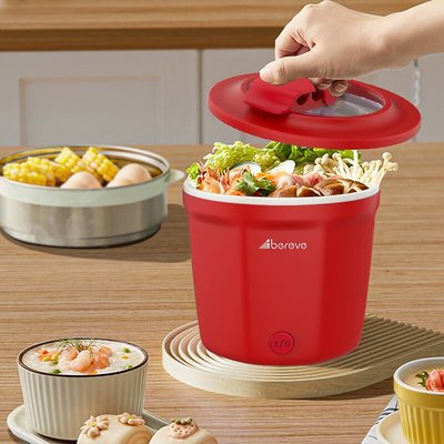 Logo Customizable Electric Cooking Pot Perfect for Single Person Dorm Activities