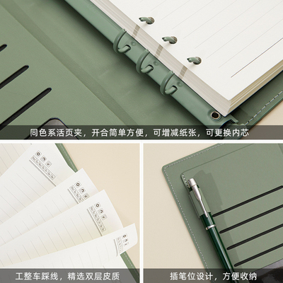 Customer's Logo Silk Screen Printed High End Business Notebook Ideal Onboarding Gift