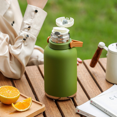 Activities Portable 316 Stainless Steel Water Bottle 1200ml Insulated Stewed Tea Pot