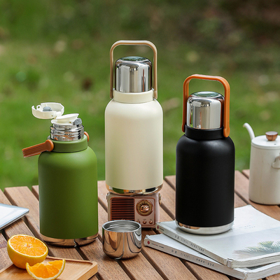 Activities Portable 316 Stainless Steel Water Bottle 1200ml Insulated Stewed Tea Pot