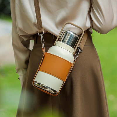 Activities Portable 316 Stainless Steel Water Bottle 1200ml Insulated Stewed Tea Pot