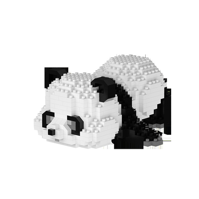 -Chic Panda Building Block Tiny Granules Assembled Plastic Toys 1 Color Graphics Printing