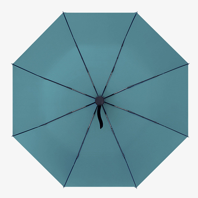 Customer's Logo Anti-Tri-fold Manual Eight-Bone Folding Umbrella for Weather and Rain