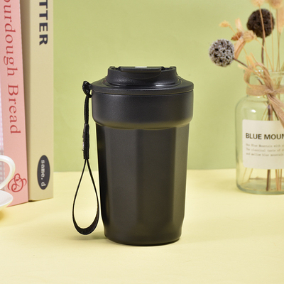 Silk Screen Printed Portable Rope Cup High Aesthetic Qiqu Insulated Cup for Office