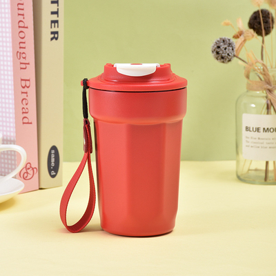Silk Screen Printed Portable Rope Cup High Aesthetic Qiqu Insulated Cup for Office