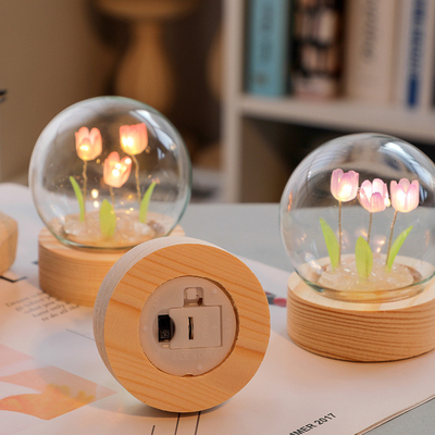 Graduation Occasion Tulip Night Light Material Pack for March 8th Festival Event Gift