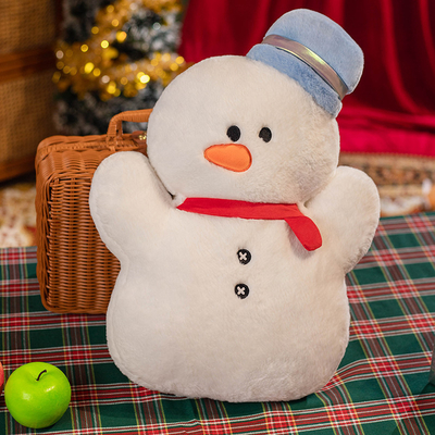 Graduation Occasion Christmas Tree Pillow with Elk Simulation and Snowman Desig