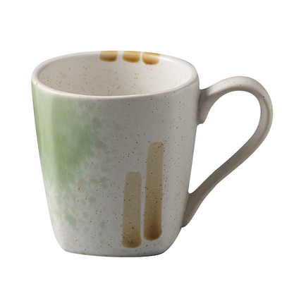 Father's Day Retro Kiln Transformation Hand-painted Ceramic Coffee Cup for Office Gift