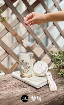 High Capacity Stainless Steel Straws and Water Cups Creative Gift for Valentine's Day