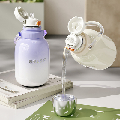 Outdoor Portable Water Bottle 72h Insulation Xingyi 1300ml with Silk Screen Printing