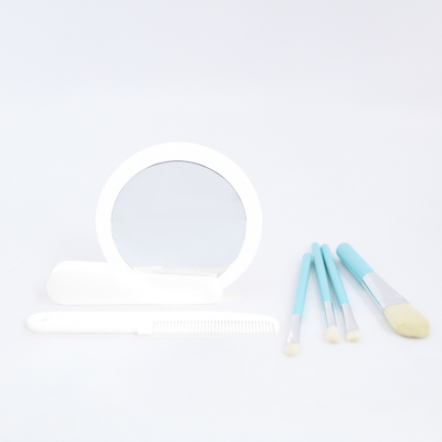 Effortlessly Beautiful Portable Foldable Handheld LED Makeup Mirror with UV Printing