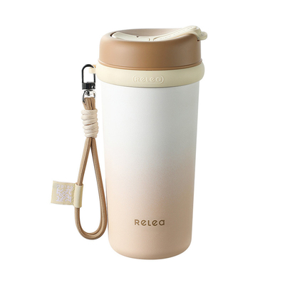1 Color Graphics Printing Straw Insulated Cup High Aesthetic Value Portable Coffee Cup