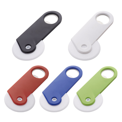 Exhibition Usage Scenarios 2024 Stainless Steel Bottle Opener Pizza Knife Roller