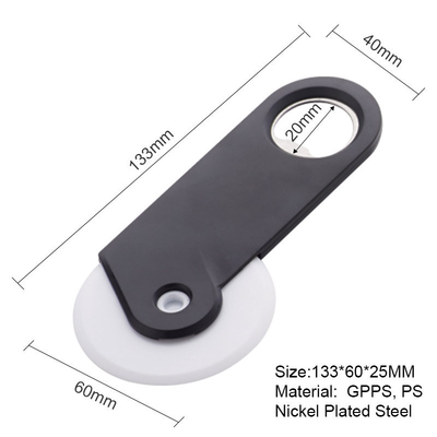 Exhibition Usage Scenarios 2024 Stainless Steel Bottle Opener Pizza Knife Roller